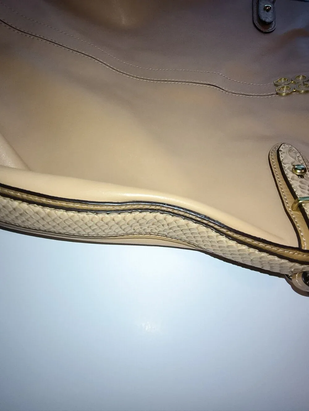 Coach Colette Leather Tan 14